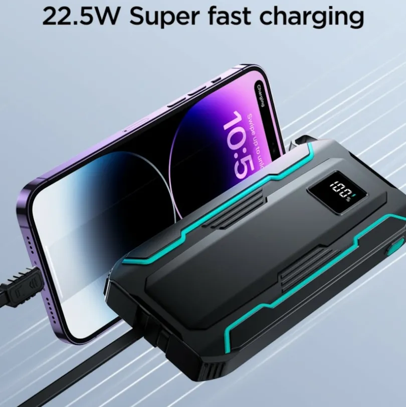 Joyroom 22.5W Dual Cable Outdoor Powerbank