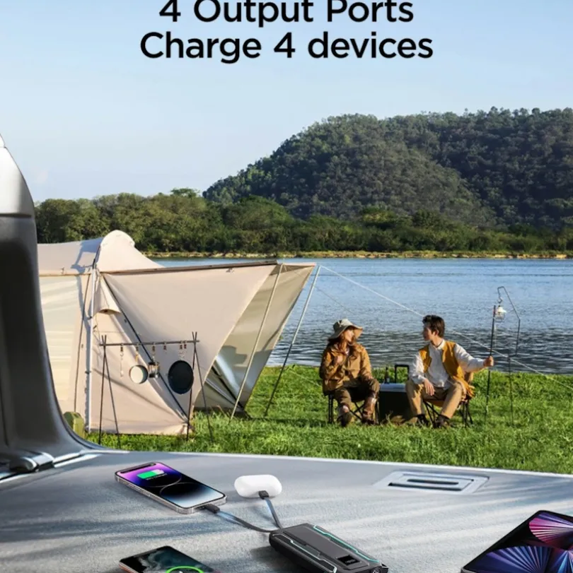 Joyroom 22.5W Dual Cable Outdoor Powerbank