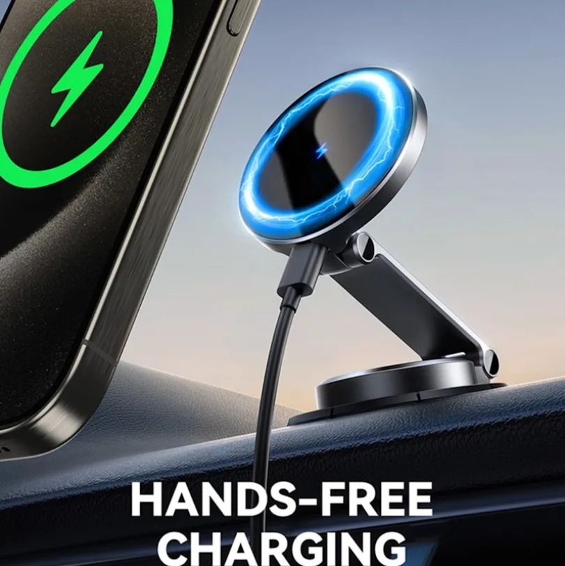 Joyroom 15W Foldable Magnetic Wireless Car Charger Holder