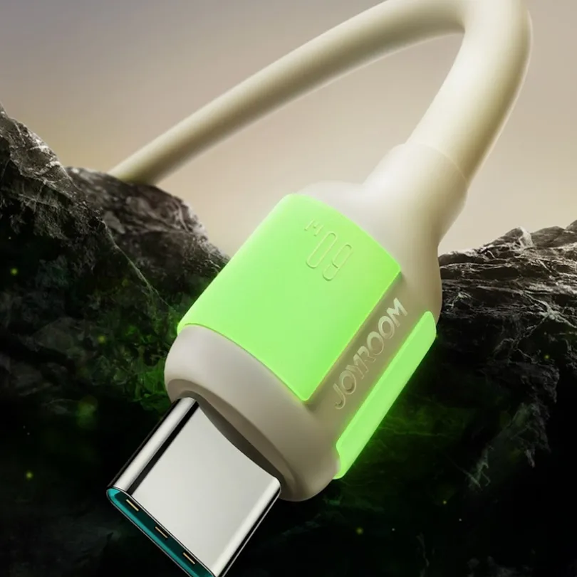 Joyroom 60W USB-C Zacht Gewoven Oplaadkabel