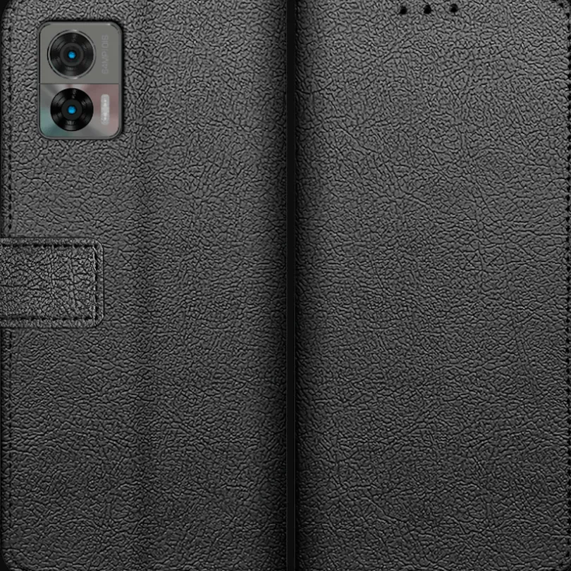Just in Case Edge 30 Neo Leren Portemonnee Hoesje