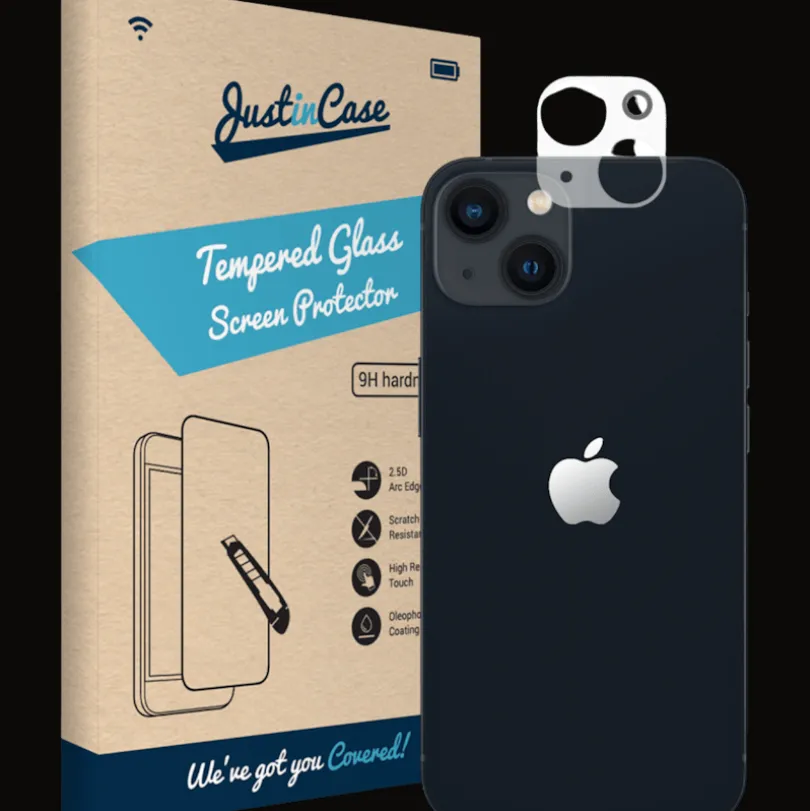 Just in Case iPhone 14 Plus Gehard Glazen Camera Protector