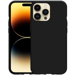 Just in Case iPhone 15 Pro Max Siliconen Hoesje Met Draagkoord