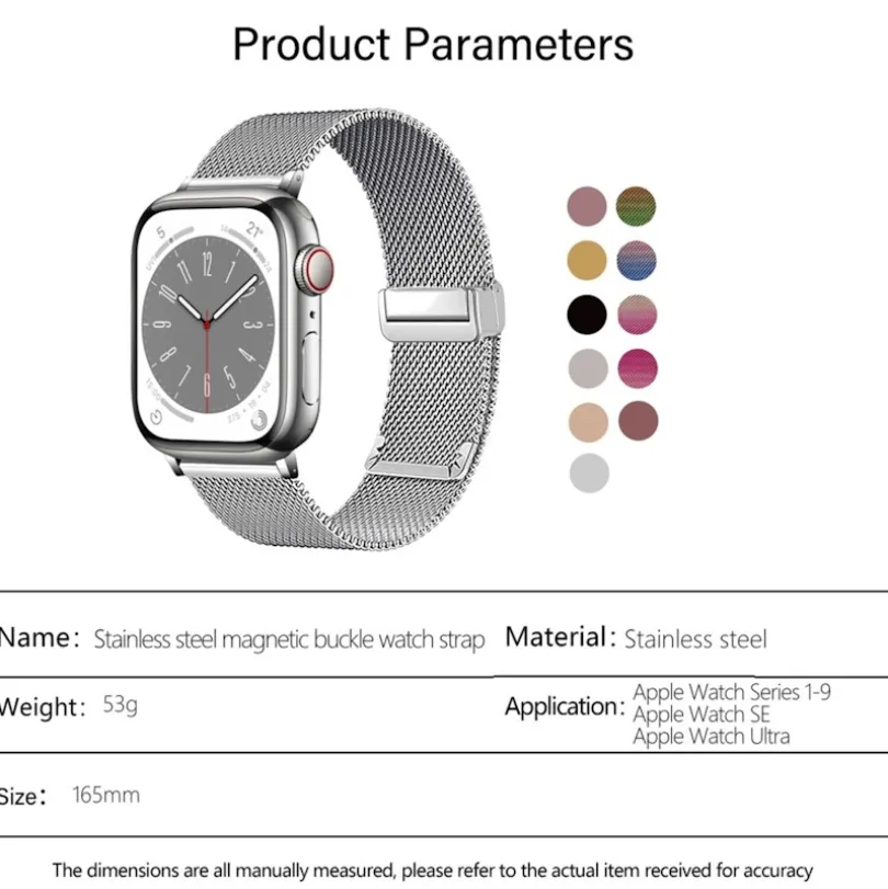 Kalebol Apple Watch Milanees Bandje