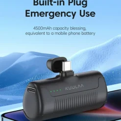 Kuulaa Capsule 4500mAh Pocket Powerbank