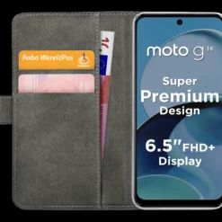Mobilize Moto G14 Portemonnee Hoesje