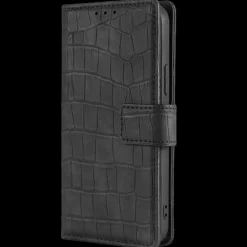 Mocaa Samsung Galaxy A12 Bookcase Hoesje Krokodillenleer