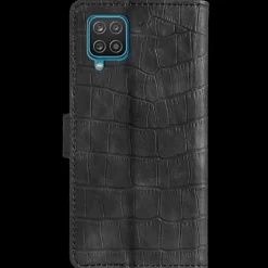 Mocaa Samsung Galaxy A12 Bookcase Hoesje Krokodillenleer