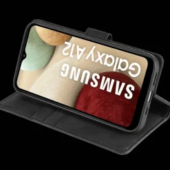 Mocaa Samsung Galaxy A12 Bookcase Hoesje Krokodillenleer