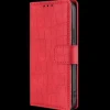 Mocaa Samsung Galaxy A12 Bookcase Hoesje Krokodillenleer