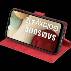 Mocaa Samsung Galaxy A12 Bookcase Hoesje Krokodillenleer