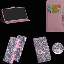 Mocaa Samsung Galaxy A21s Shiny Bookcase Design