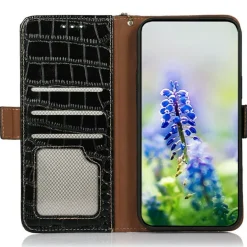 Mocaa Apple iPhone 17 Pro Max Croco Book Case Leer