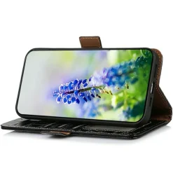 Mocaa Apple iPhone 17 Pro Max Croco Book Case Leer