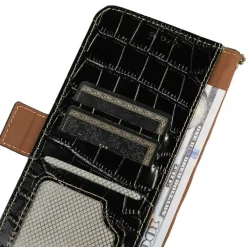 Mocaa Apple iPhone 17 Pro Max Croco Book Case Leer