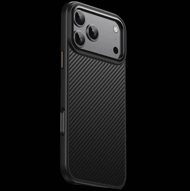 Mocaa Apple iPhone 17 Pro Max Slim Carbon Pantser MagSafe Case