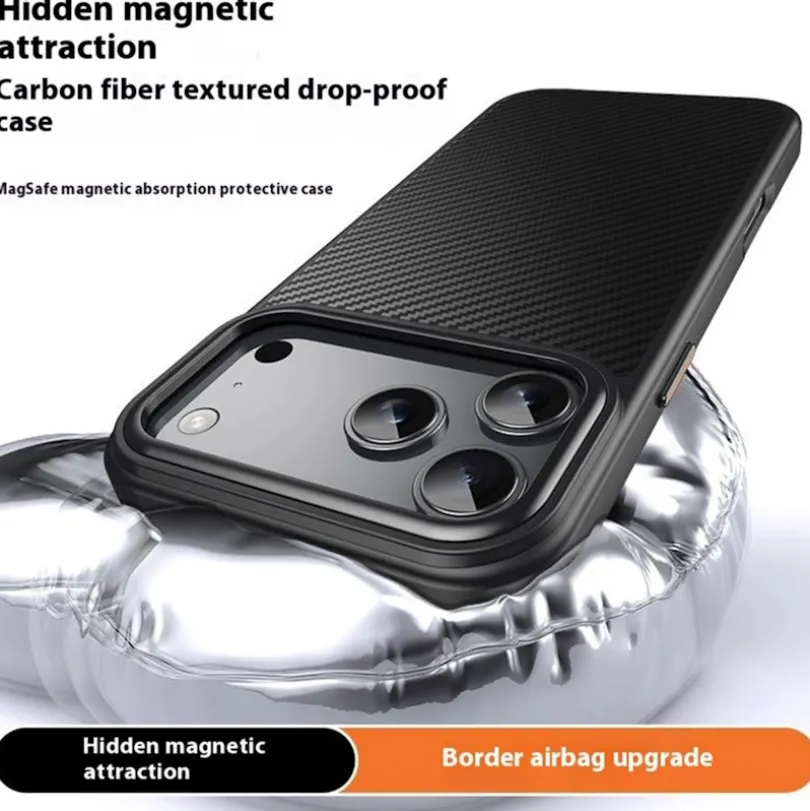 Mocaa Apple iPhone 17 Pro Max Slim Carbon Pantser MagSafe Case
