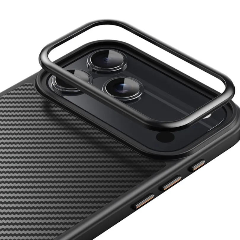 Mocaa Apple iPhone 17 Pro Max Slim Carbon Pantser MagSafe Case