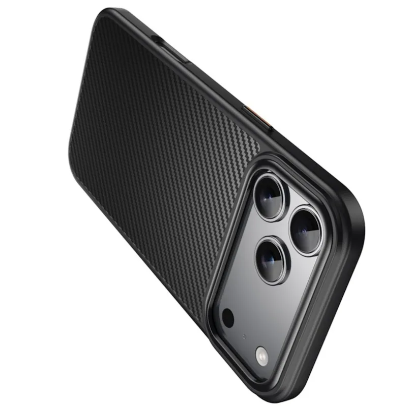 Mocaa Apple iPhone 17 Pro Slim Carbon Pantser MagSafe Case