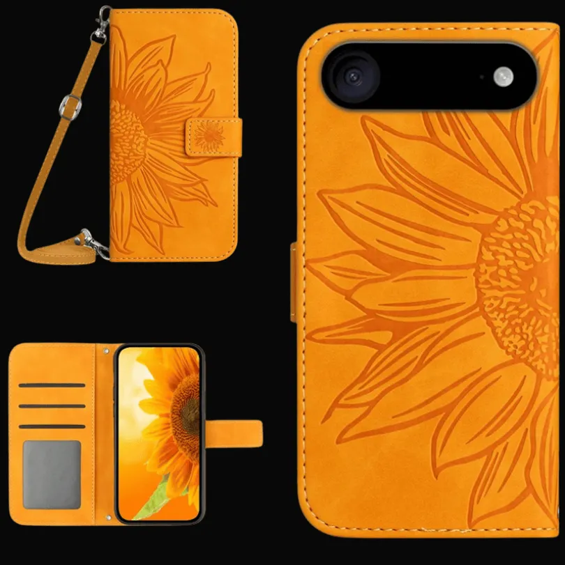 Mocaa Apple iPhone Air Sunflower Bookcase met Koord