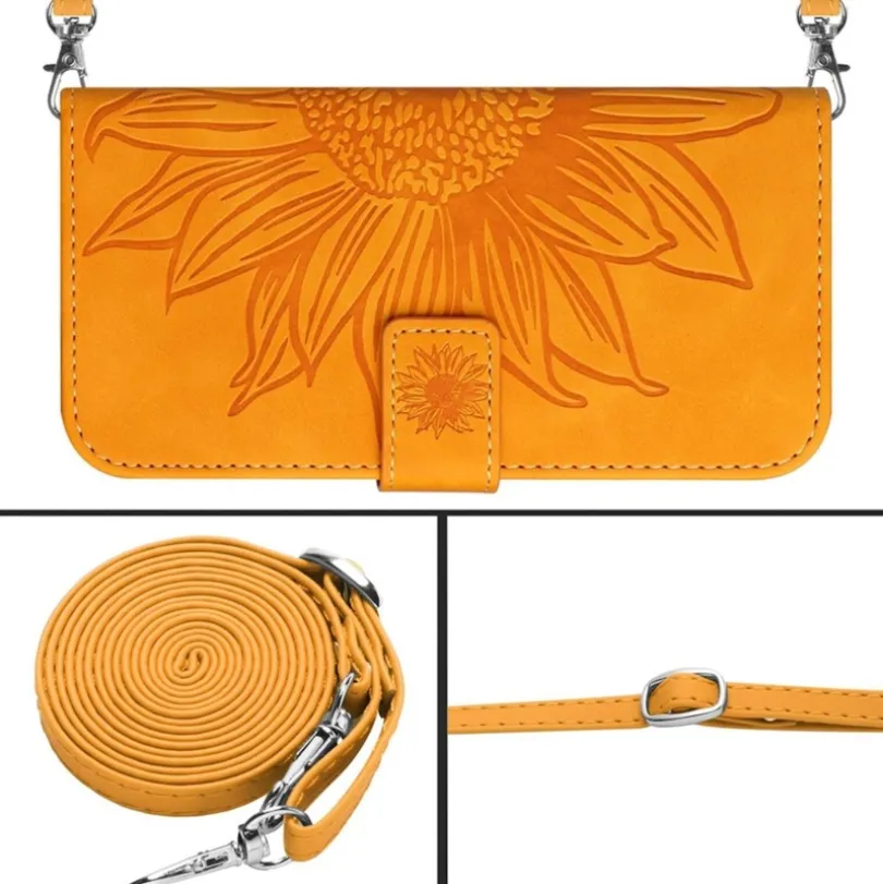 Mocaa Apple iPhone Air Sunflower Bookcase met Koord