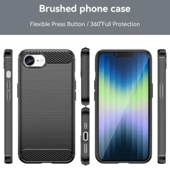 Mocaa Apple iPhone 16e/17e Brushed Hoesje