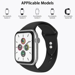 Mocaa Apple Watch Siliconen Horlogebandje