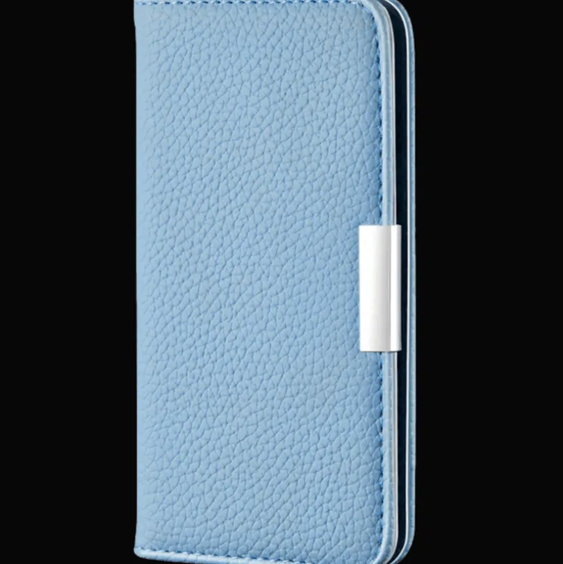 Mocaa iPhone 12 Mini Litchi Mini Wallet Hoesje