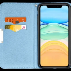 Mocaa iPhone 12 Mini Litchi Mini Wallet Hoesje