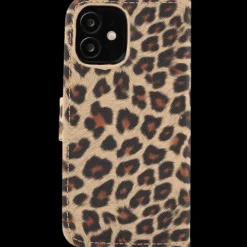 Mocaa iPhone 12 Mini Luipaardprint Bookcase Hoesje
