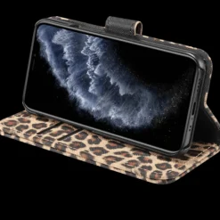 Mocaa iPhone 12 Mini Luipaardprint Bookcase Hoesje