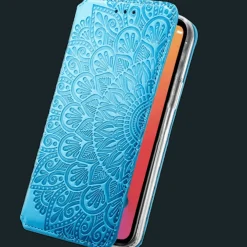 Mocaa iPhone 12 Mini Magnetisch Mandala Portemonnee Hoesje