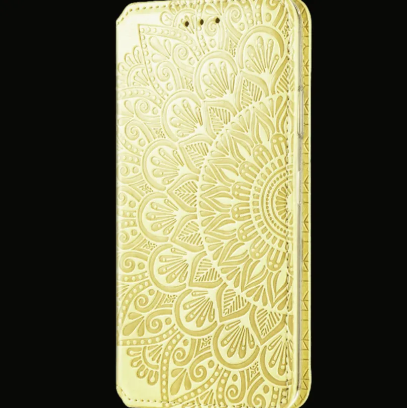 Mocaa iPhone 12 Mini Magnetisch Mandala Portemonnee Hoesje