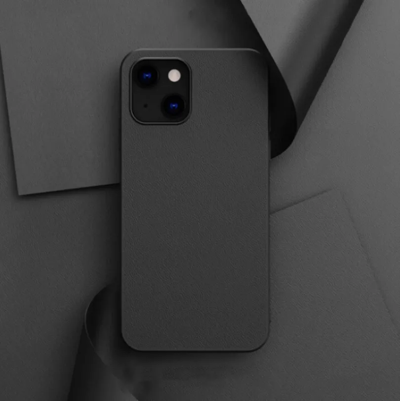 Mocaa iPhone 13 Mini Slim Fit Hoesje Lederlook