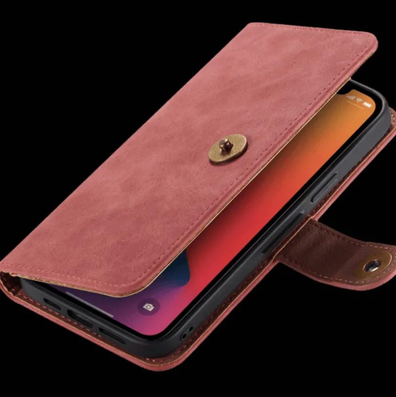 Mocaa iPhone 12 Mini Vintage 2-in-1 Wallet Hoesje