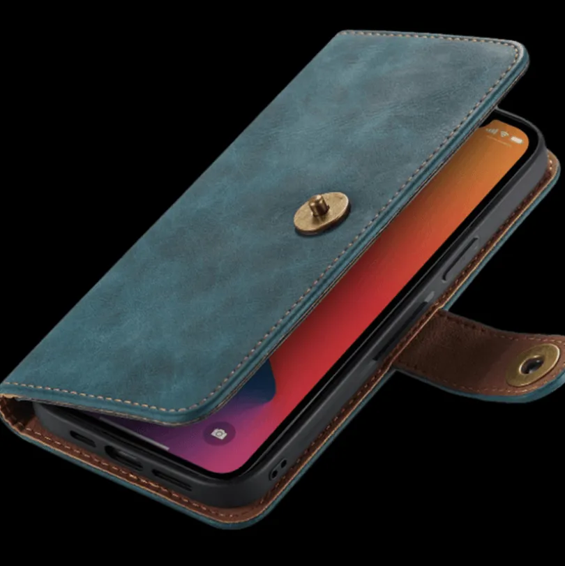 Mocaa iPhone 12 Mini Vintage 2-in-1 Wallet Hoesje