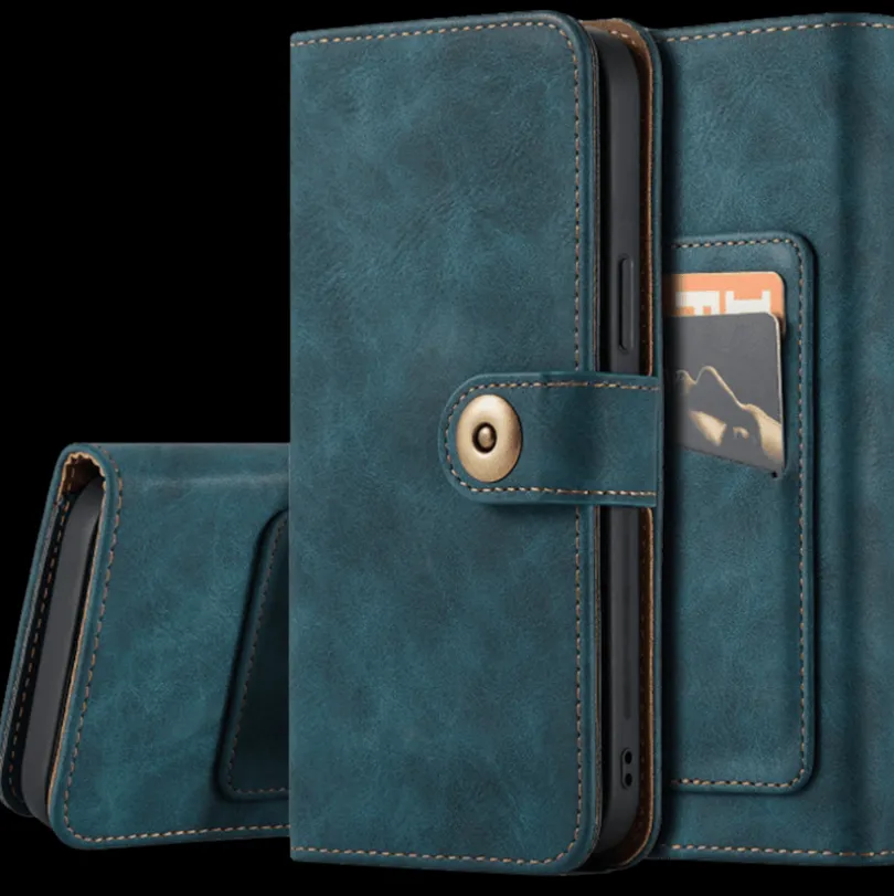 Mocaa iPhone 12 Mini Vintage 2-in-1 Wallet Hoesje