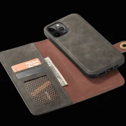 Mocaa iPhone 12 Pro Max Vintage 2-in-1 Wallet Hoesje