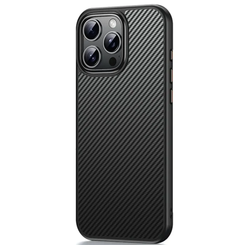 Mocaa iPhone 16 Pro Slim Carbon Pantser MagSafe Case
