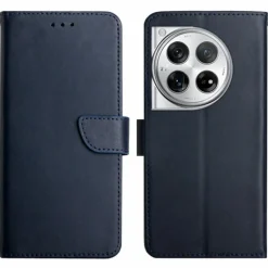 Mocaa OnePlus 12 Bookcase Hoesje Echt Leer