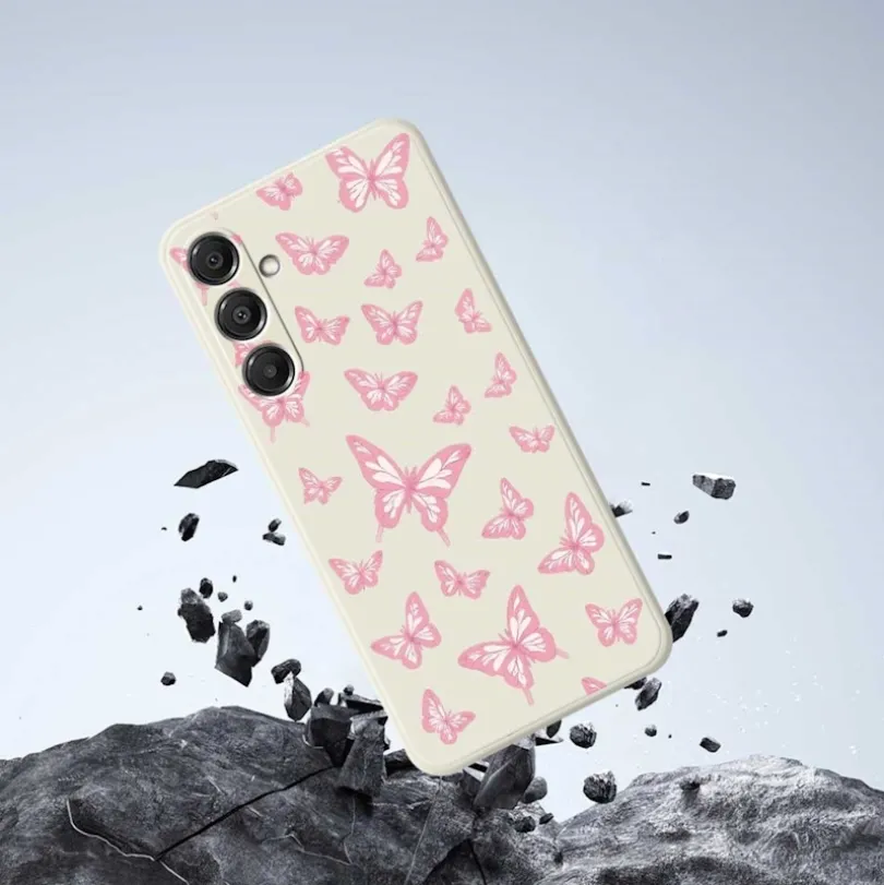 Mocaa Samsung Galaxy A16 Beschermhoesje Vlinders