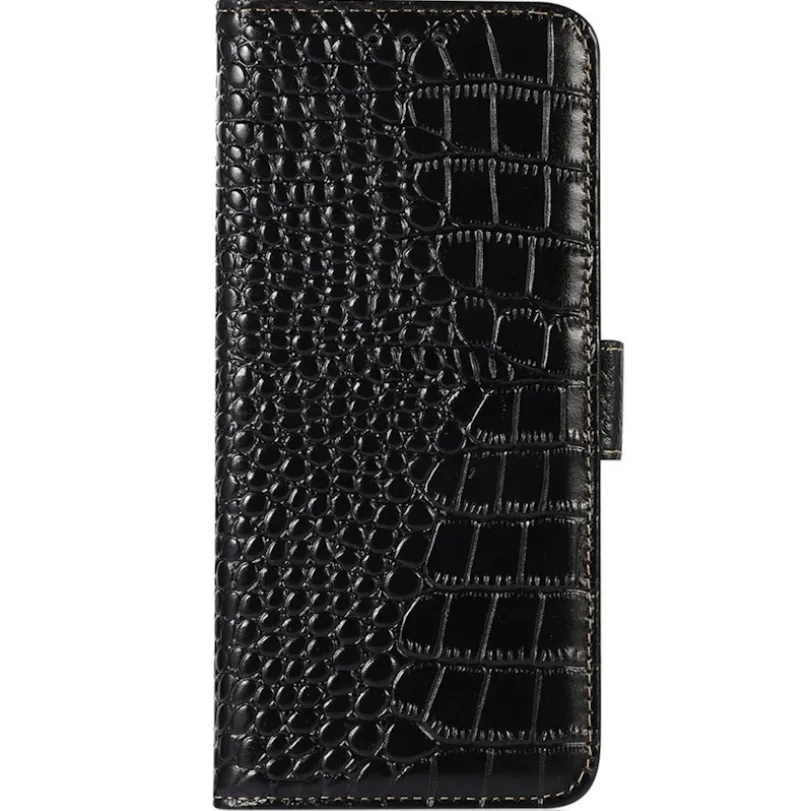 Mocaa Samsung Galaxy A56 Croco Book Case Leer