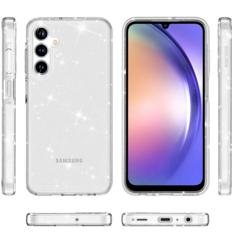 Mocaa Samsung Galaxy A55 Glitz Beschermhoesje