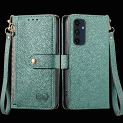Mocaa Samsung Galaxy A16 Love Heart Wallet Hoesje