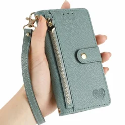 Mocaa Samsung Galaxy A16 Love Heart Wallet Hoesje