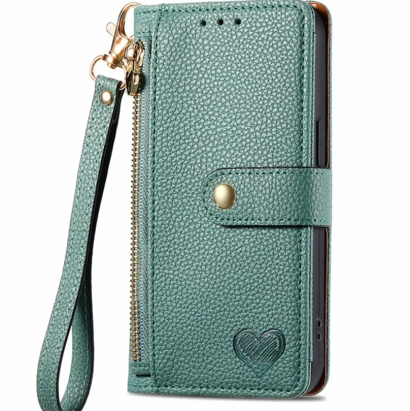 Mocaa Samsung Galaxy A16 Love Heart Wallet Hoesje