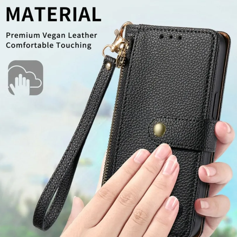 Mocaa Samsung Galaxy A16 Love Heart Wallet Hoesje