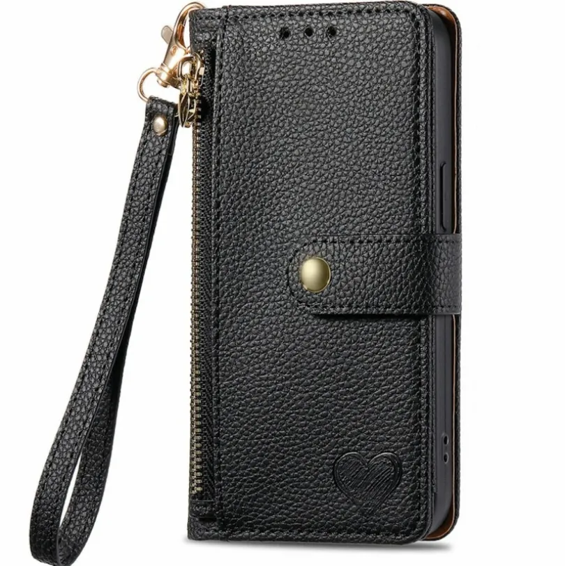 Mocaa Samsung Galaxy A16 Love Heart Wallet Hoesje