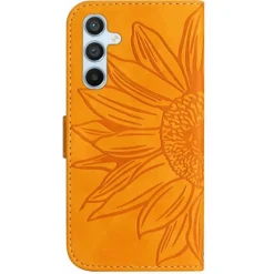 Mocaa Samsung Galaxy A16 Sunflower Bookcase met Koord