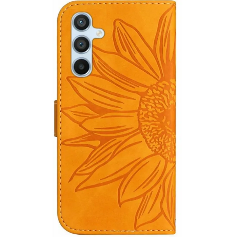 Mocaa Samsung Galaxy A16 Sunflower Bookcase met Koord